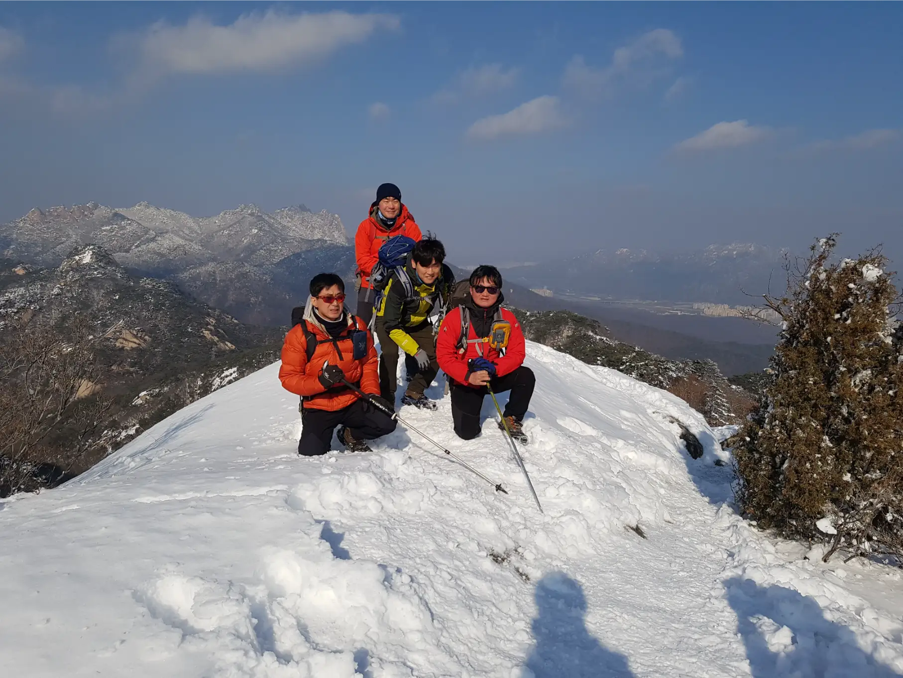 bukhansan bibong peak summit -