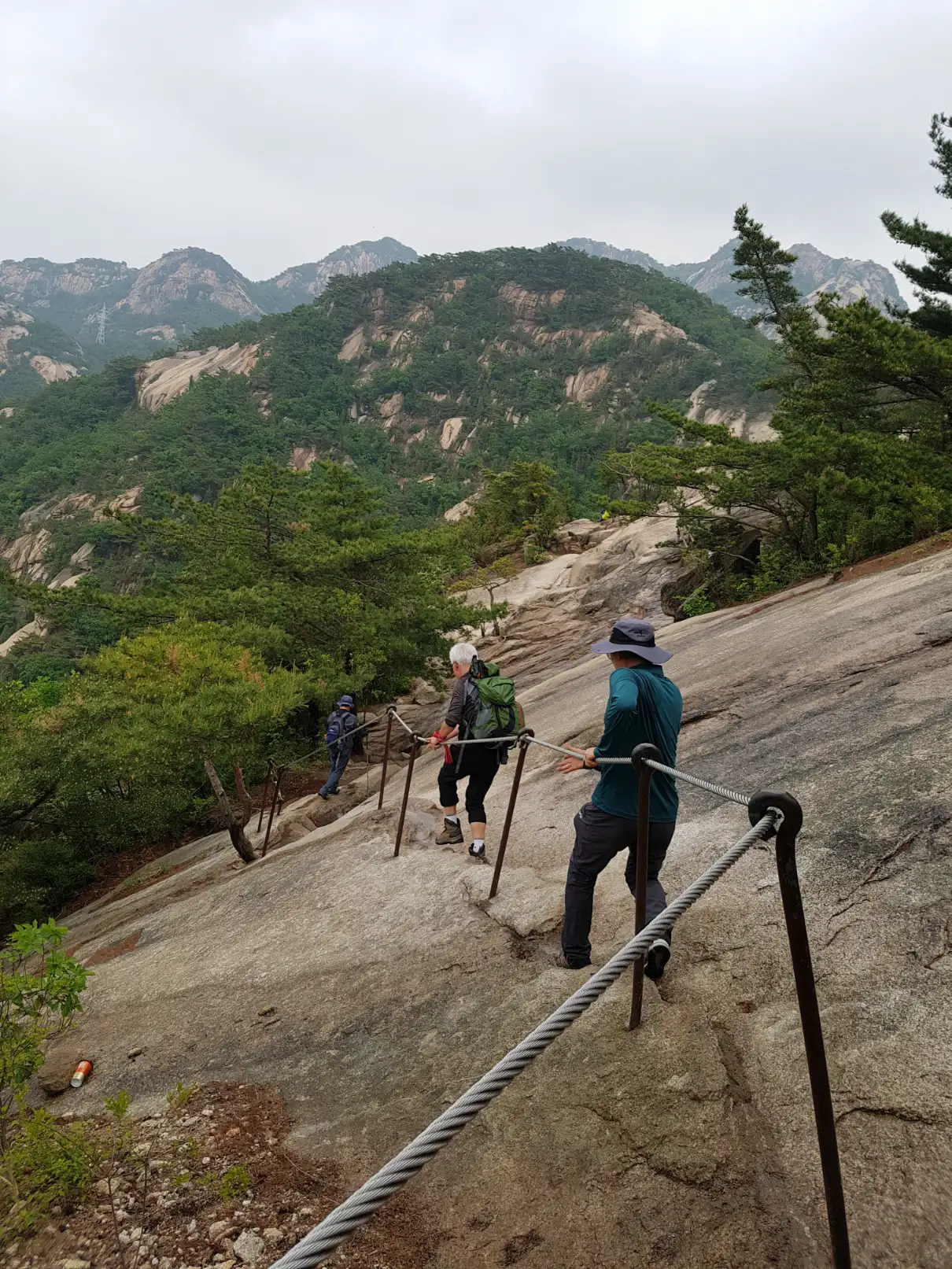 Bukhansan National Park hiking trail