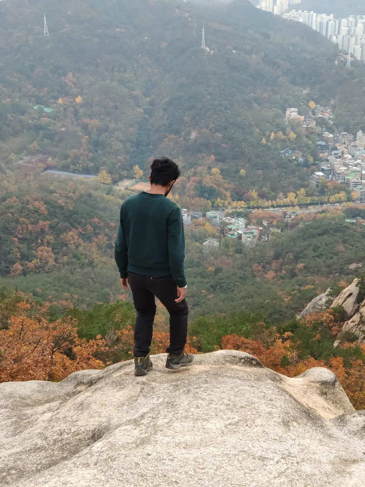 bukhansan mountain autumn hiking